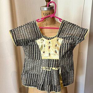 Girl's African Skirt Set
